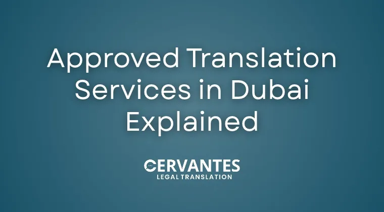 Approved Translation Services in Dubai Explained