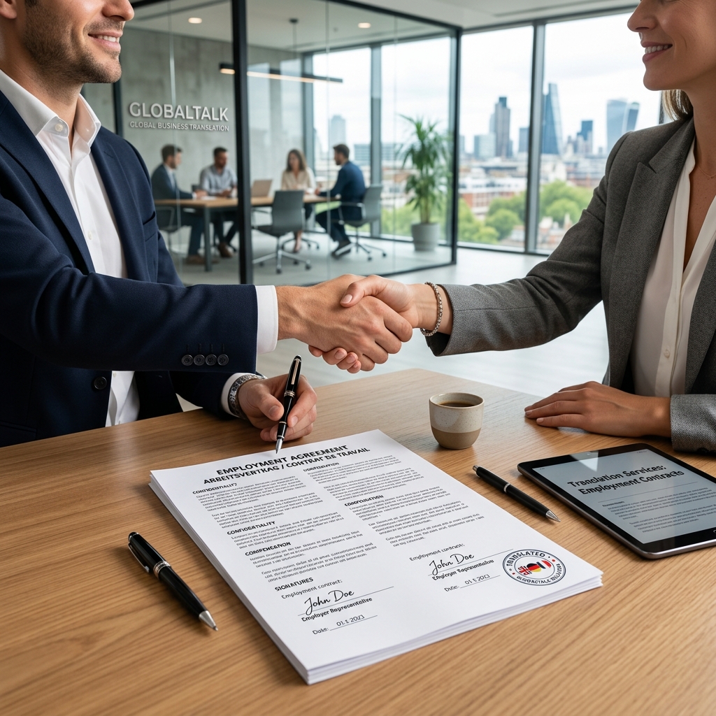 Accurate Employment Contracts Translation