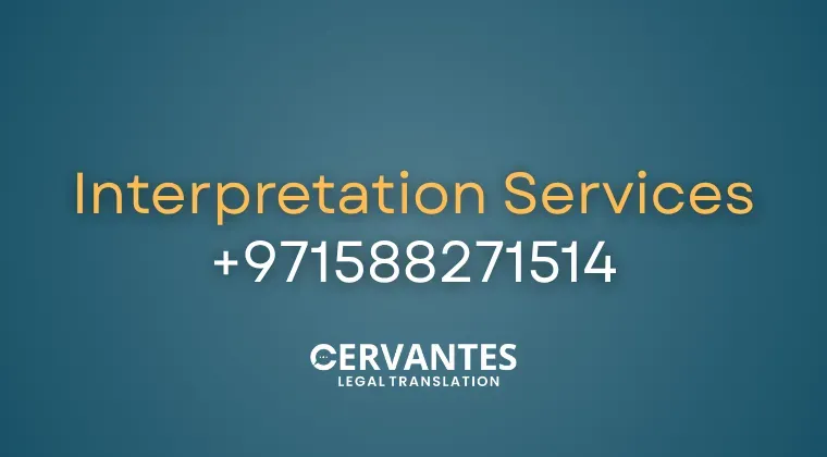 Interpretation Services | +971588271514