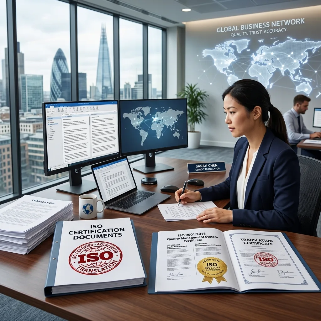 ISO Certification Documents Translation