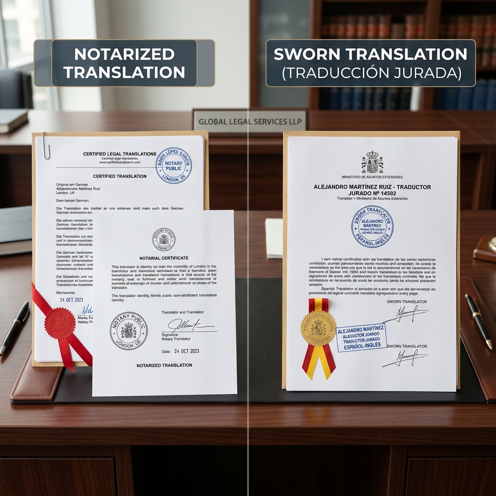 Notarized vs Sworn Translation: What You Need