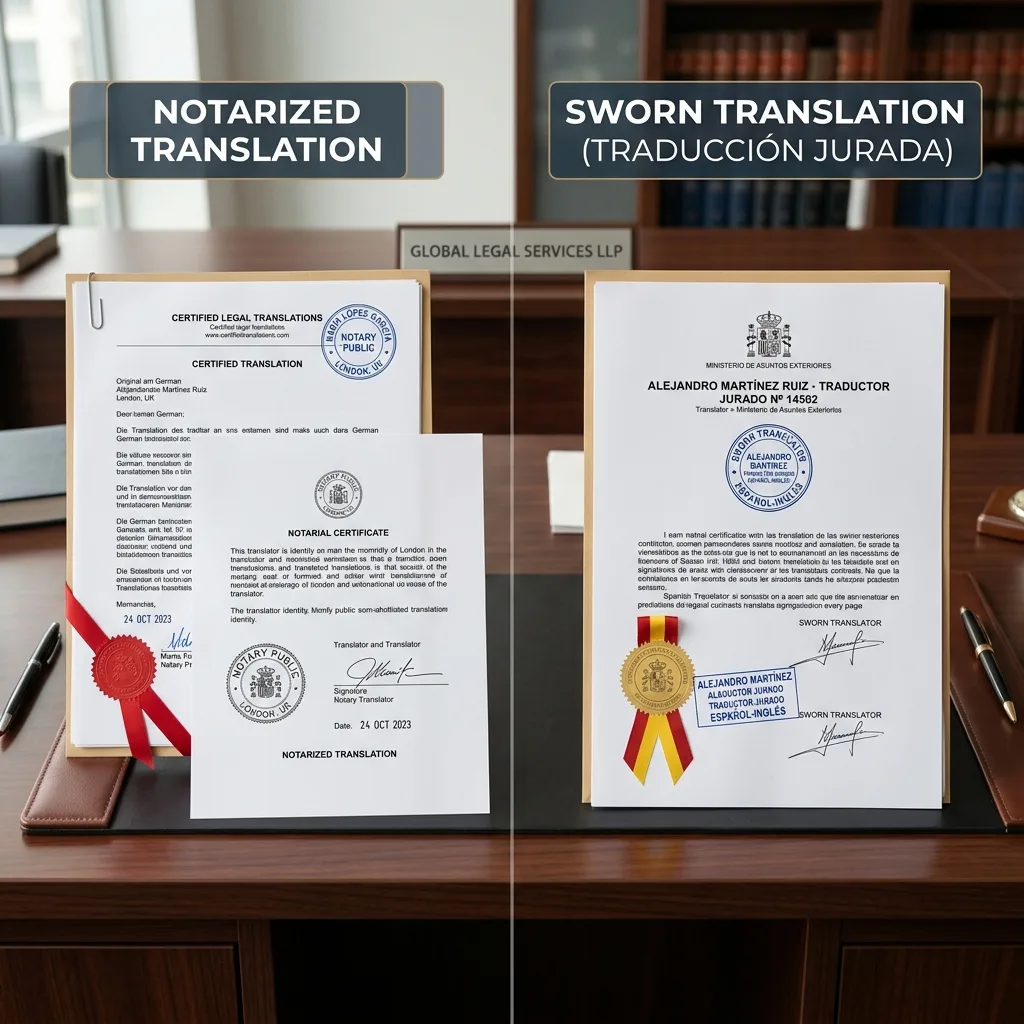 Notarized vs Sworn Translation: What You Need
