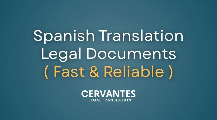 Spanish Translation Legal Documents ( Fast & Reliable )