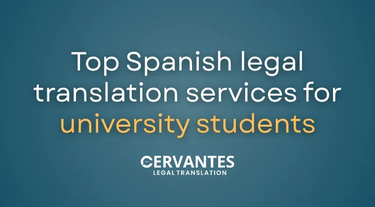 Top Spanish legal translation services for university students&nbsp;